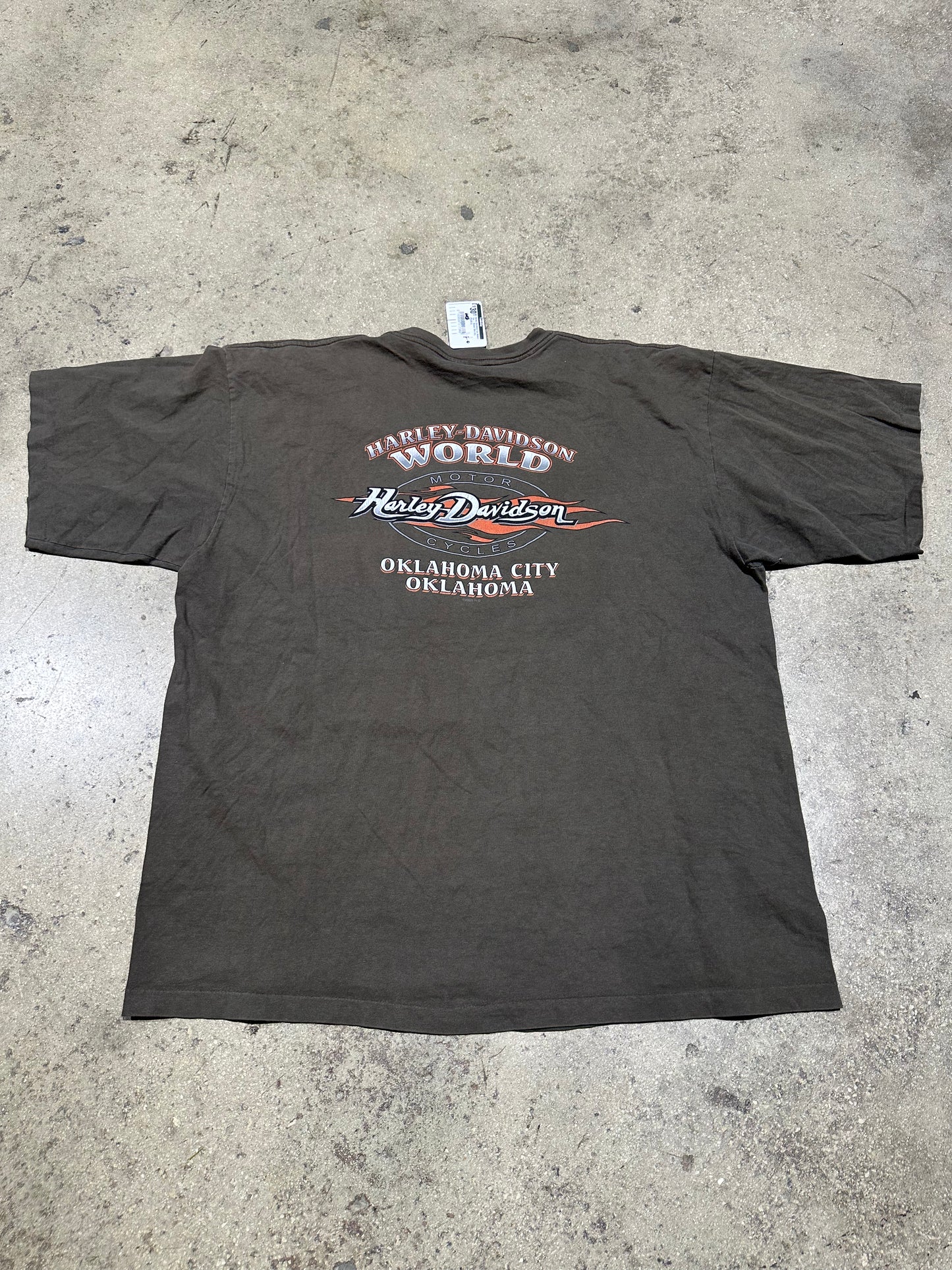 Harley Davidson Get Naked Tee - Brown Size XXL