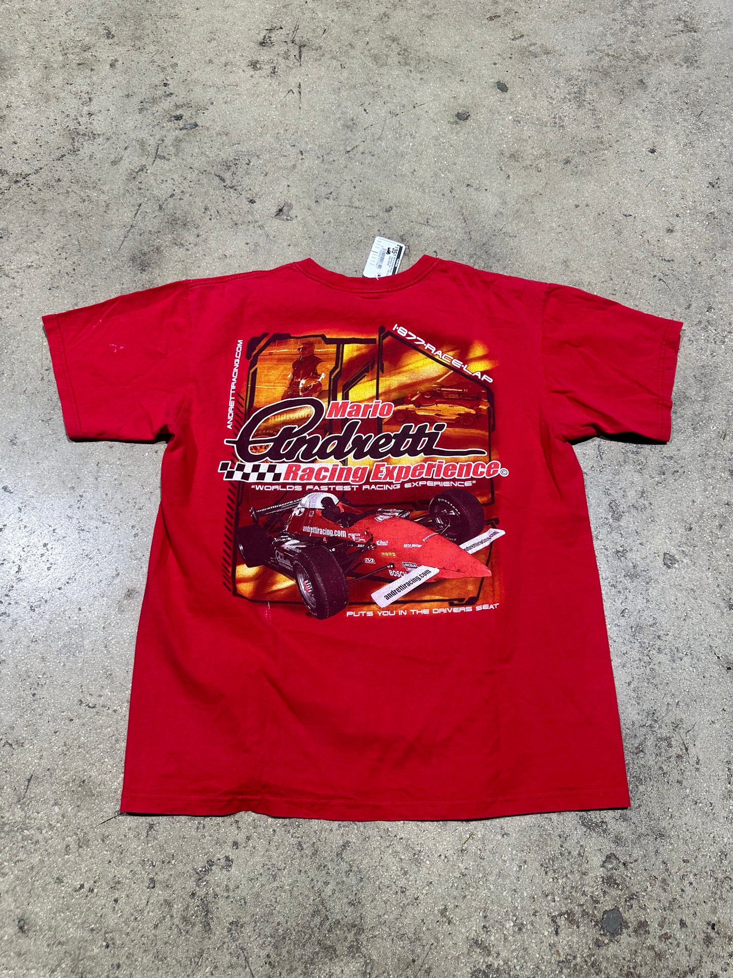 Mario Andretti Racing Experience Tee - Red Size Large