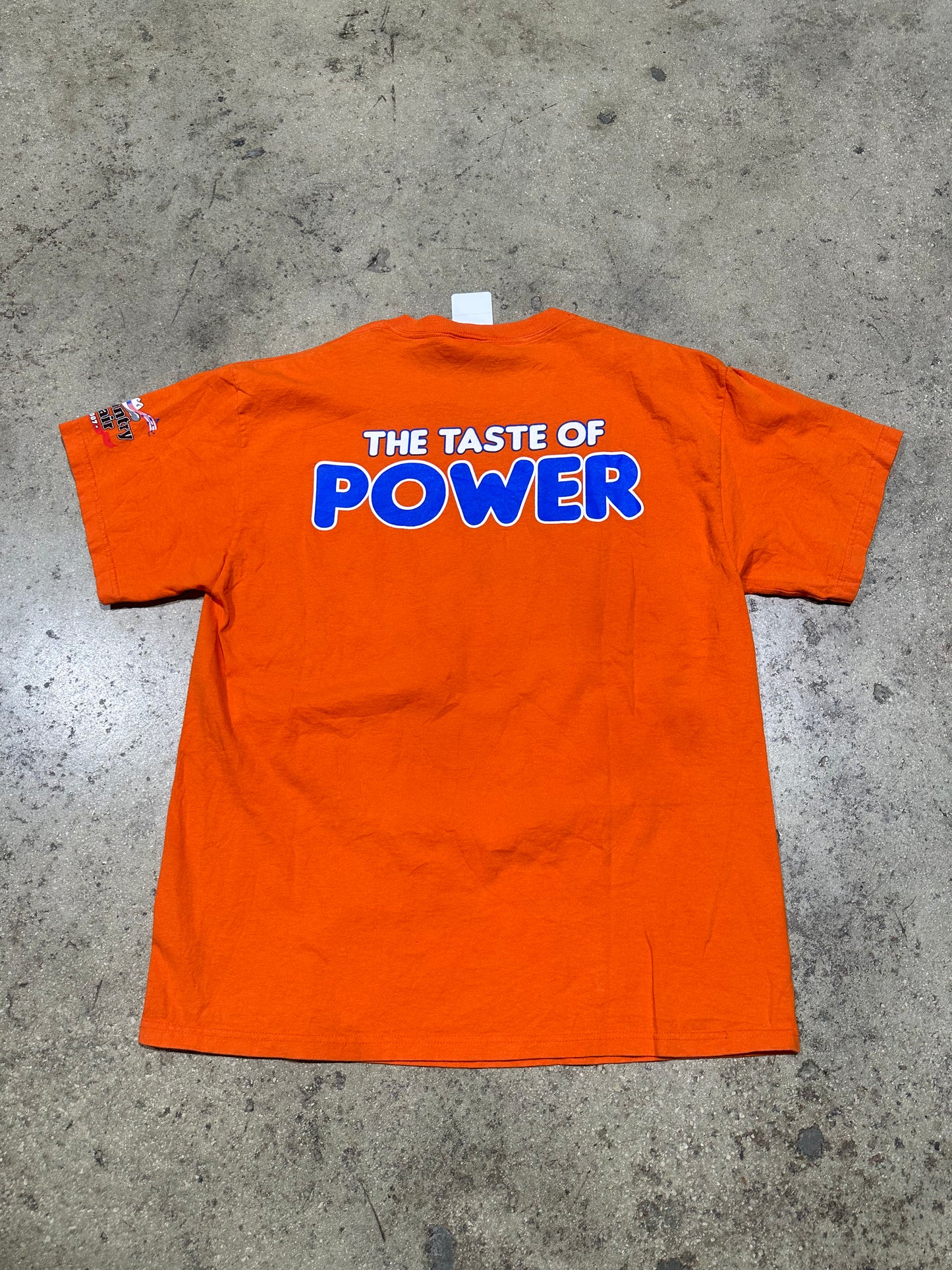 Hooters Energy Drink Power Tee - Orange Size Large