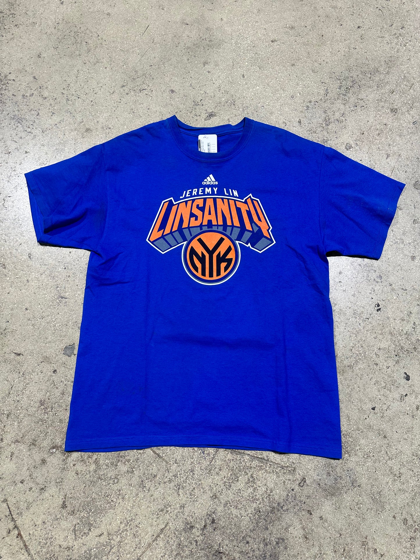 New York Knicks Linsanity Tee - Royal Size Large