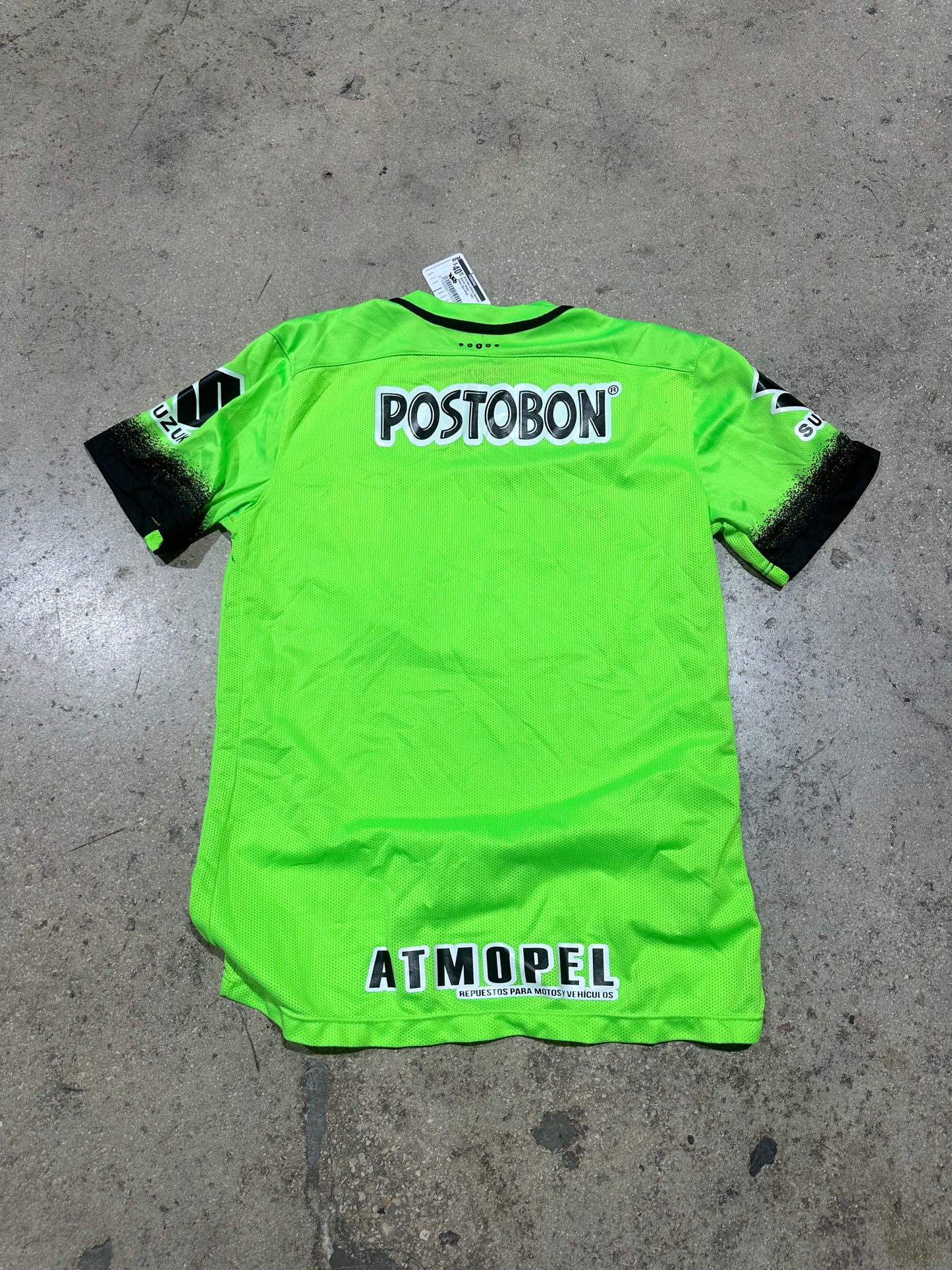 2016 Nike Atletico Nacional Soccer Jersey - Volt Green Size Small