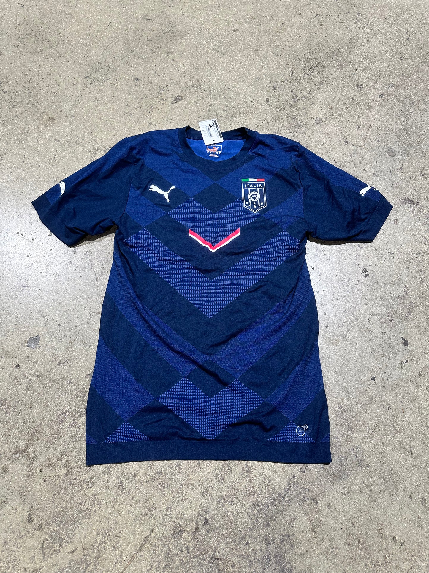 2016 Puma Italy Training Stadium Jersey - Navy Size XL