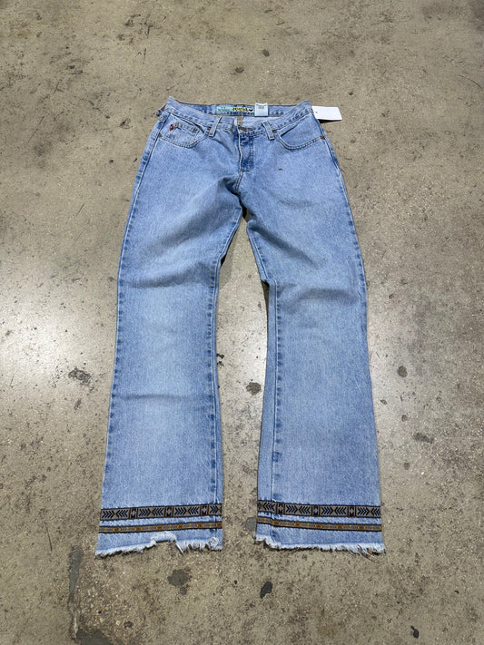 WMNS Mudd Flare Denim Jeans - Light Wash Size 9x30