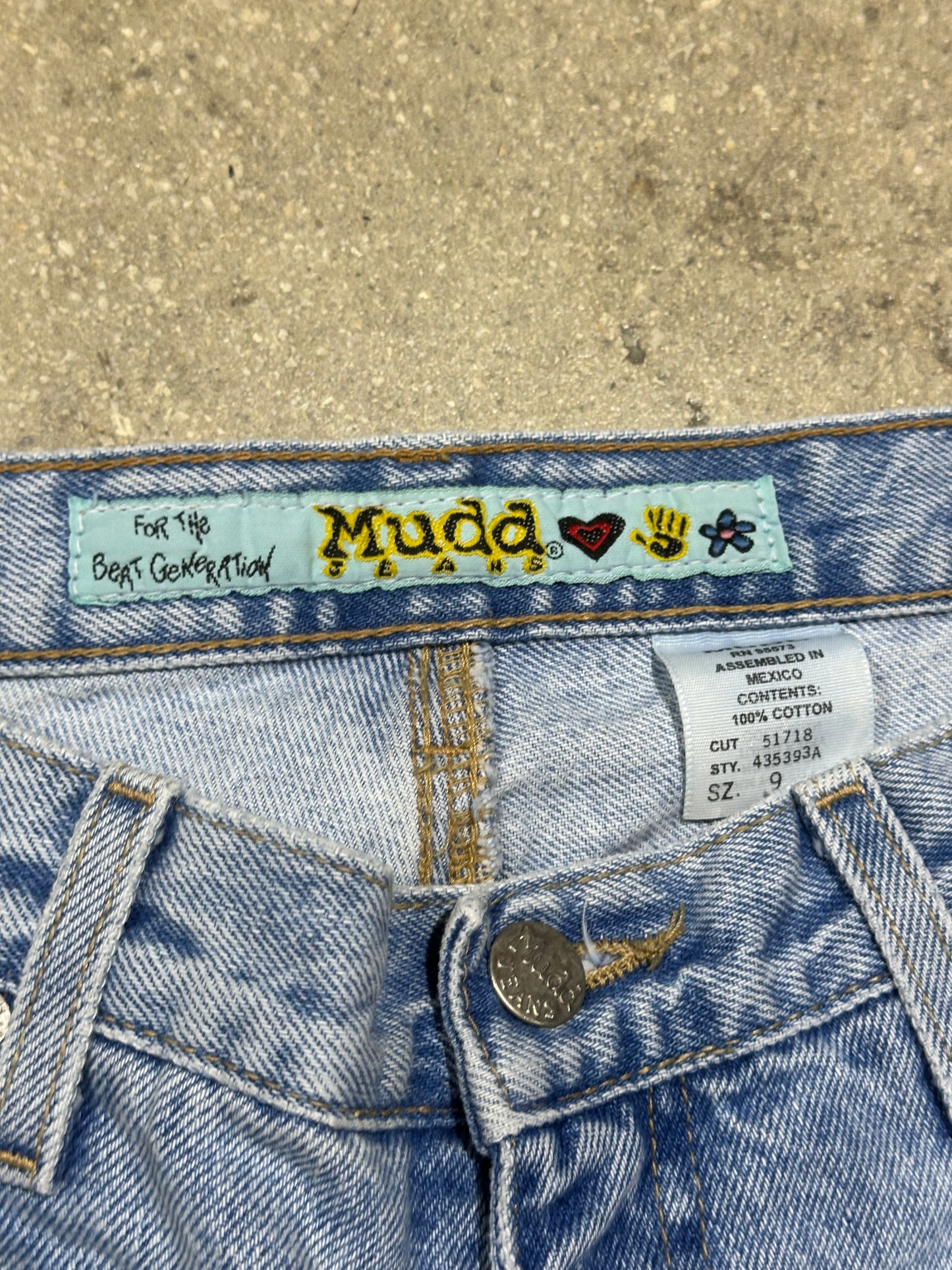 WMNS Mudd Flare Denim Jeans - Light Wash Size 9x30