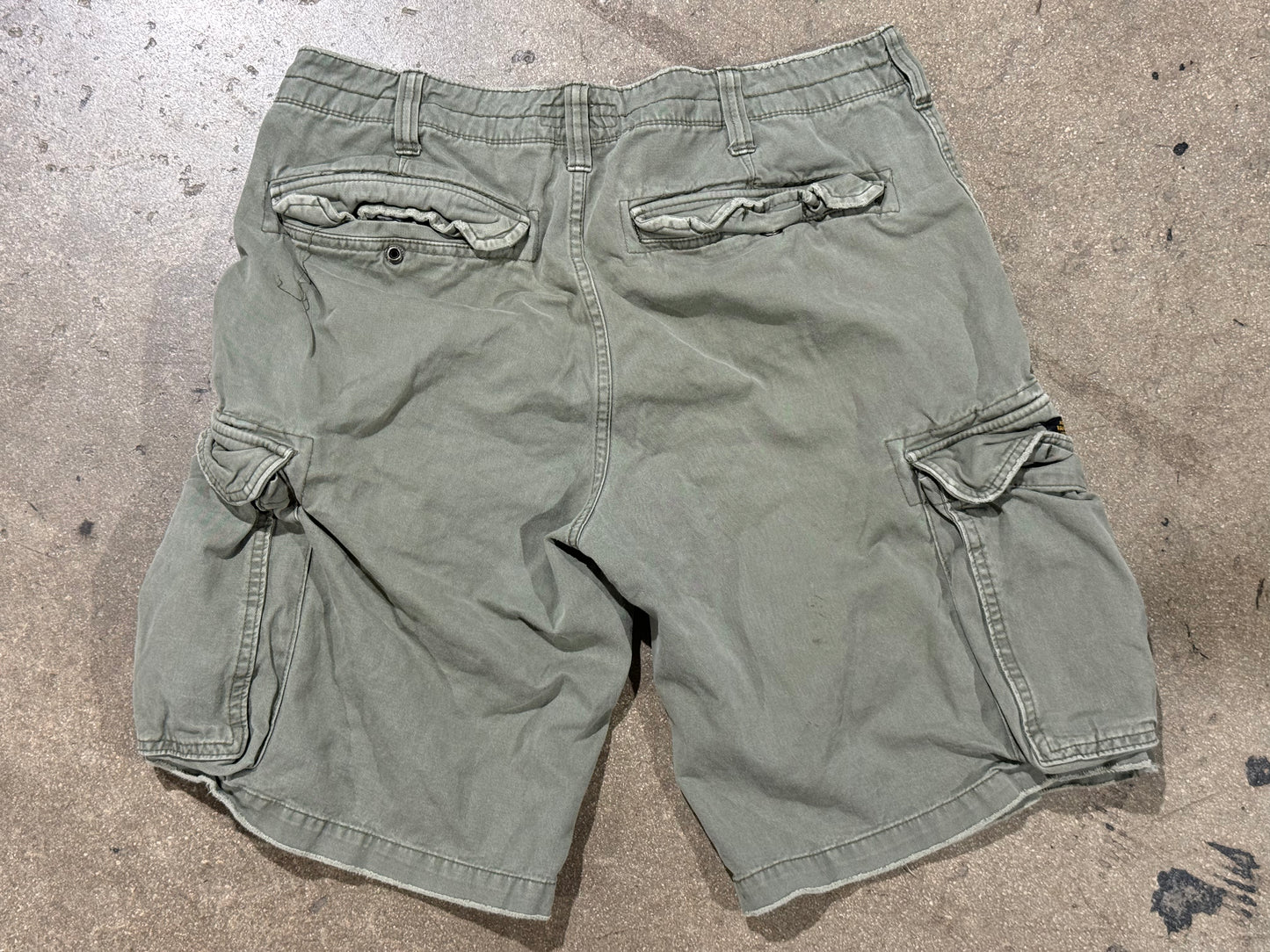 Polo Jeans Cargo Shorts - Olive Size 36