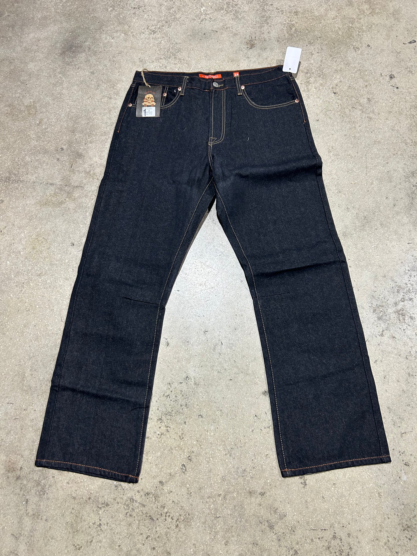 Ed Hardy Death Before Dishonor Denim - Black Size 38x35