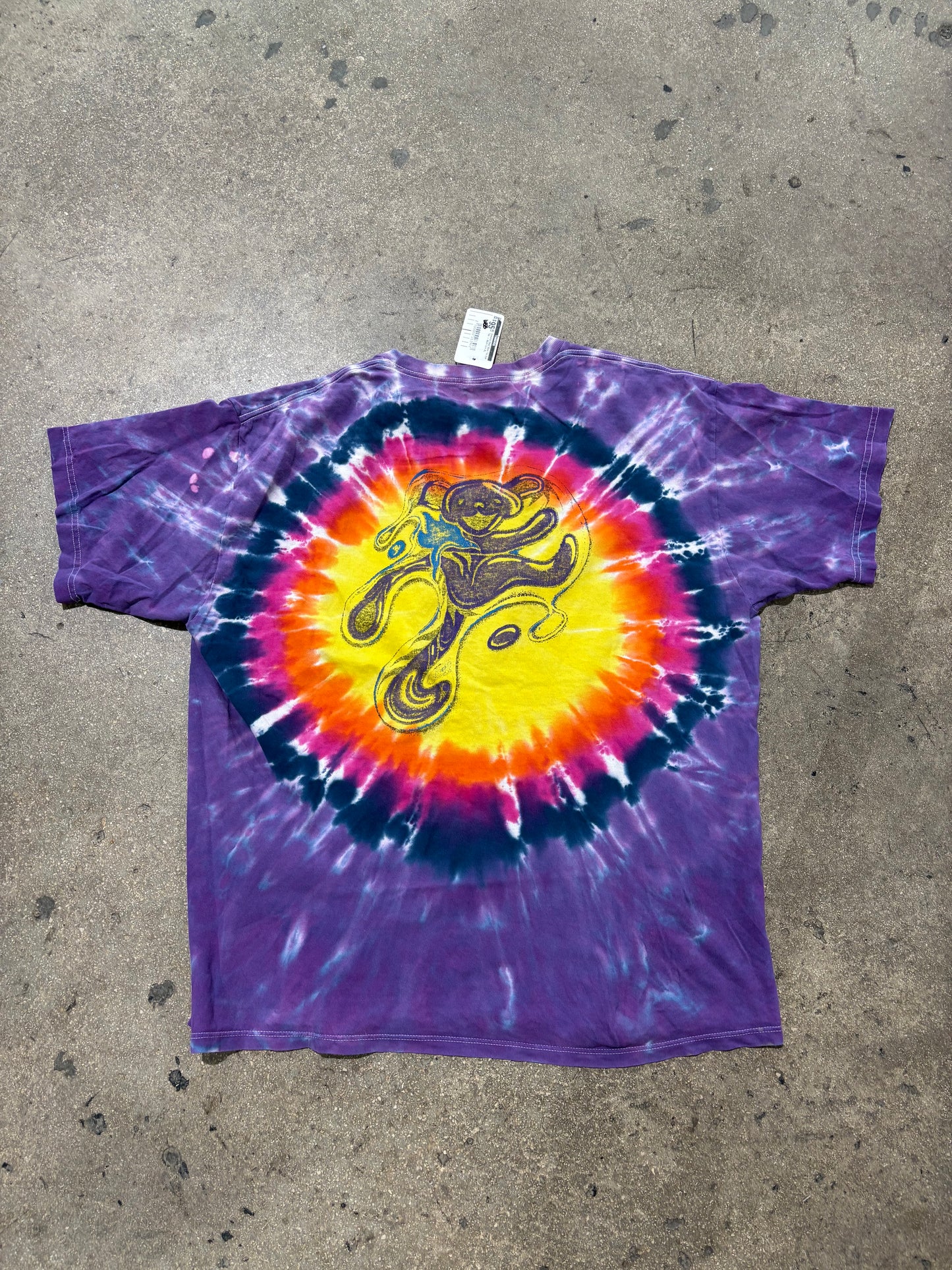 Grateful Dead Bear Tie Dye Tee - Multi Size XL