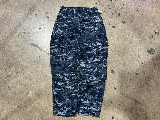 Digi Camo Cargo Pants - Marine Blue Size 30x32