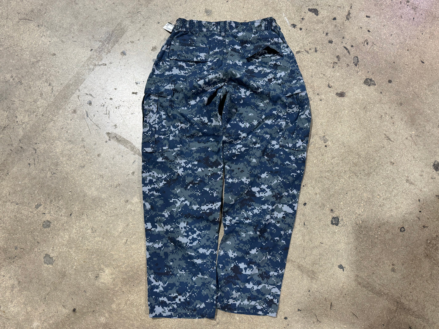 Digi Camo Cargo Pants - Marine Blue Size 30x32