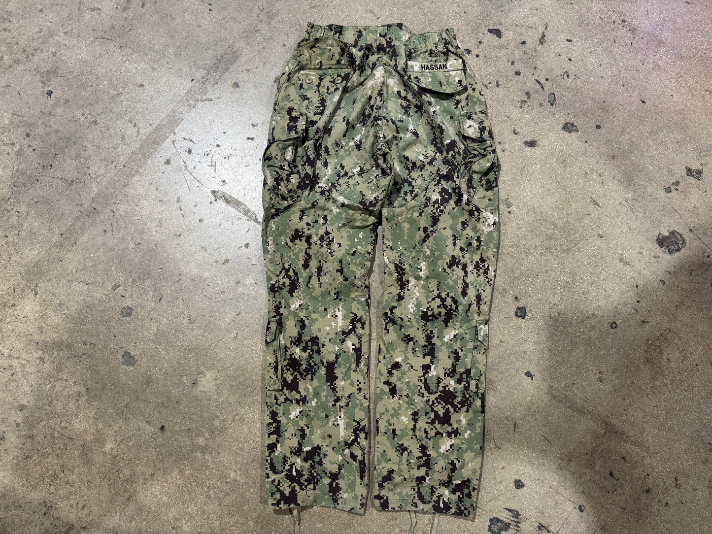 Digi Camo Cargos Pants - Dull Green Size 36x34