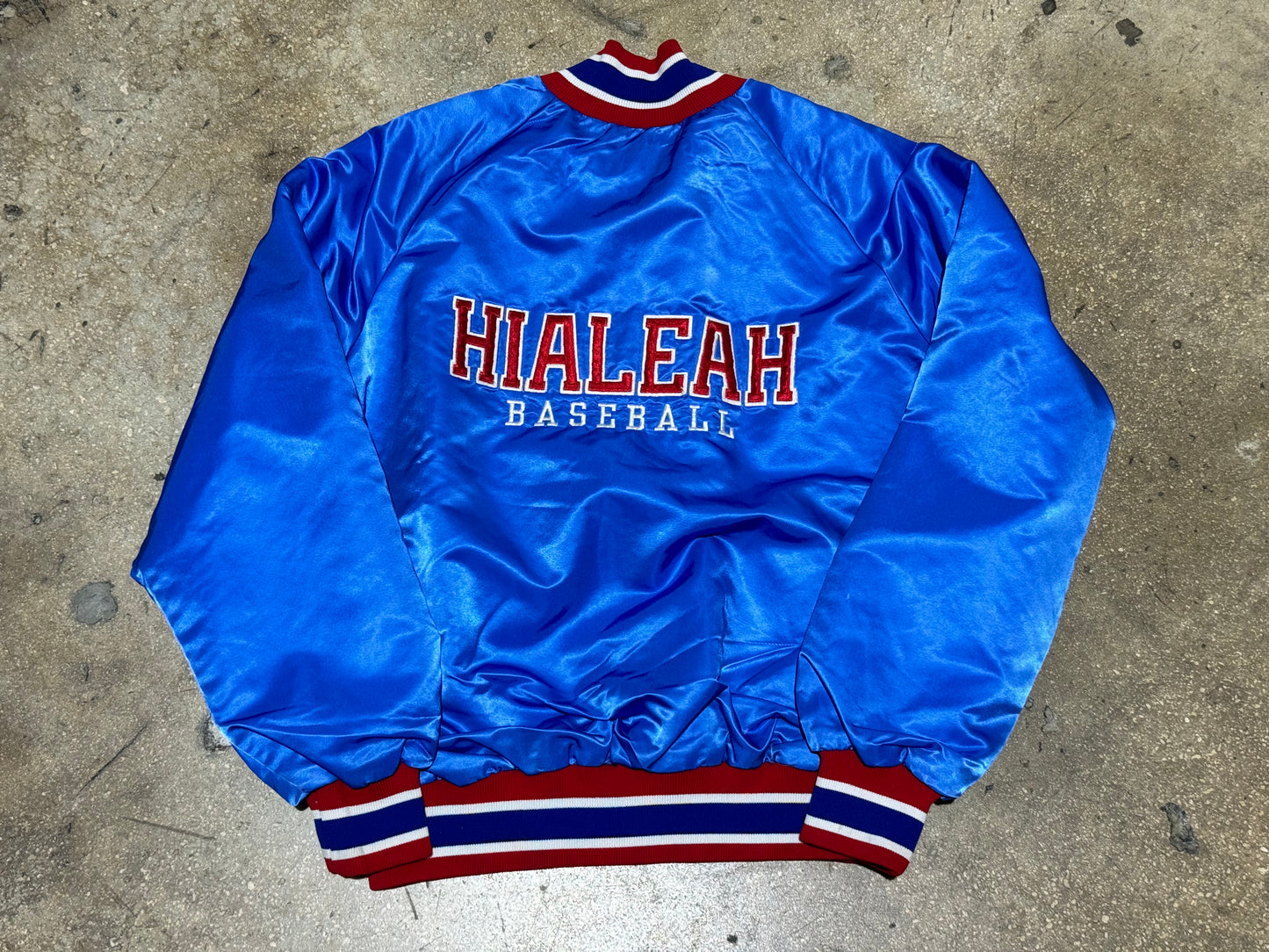 2001 Hialeah High Baseball State Champions Jacket - Royal Size Large