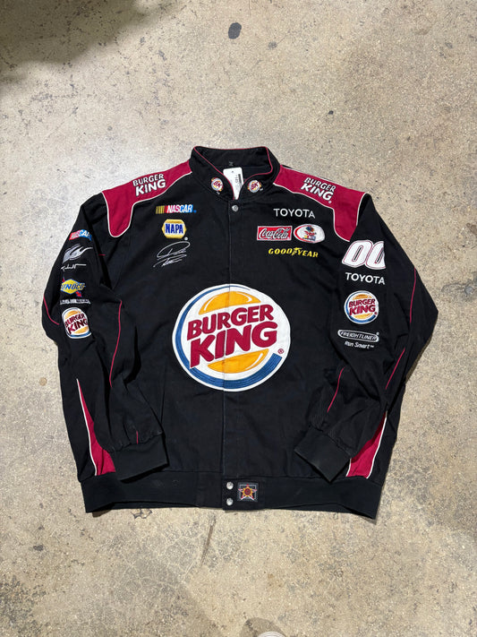 Nascar Burger King Racing Jacket - Black Size 4XL