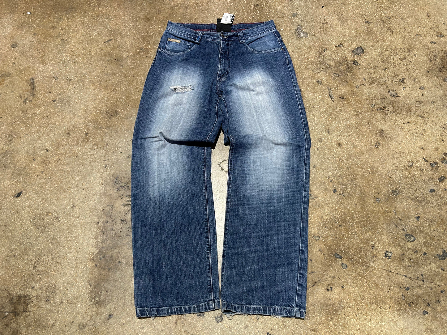 Avirex Baggy Jeans - Blue Size 34/34