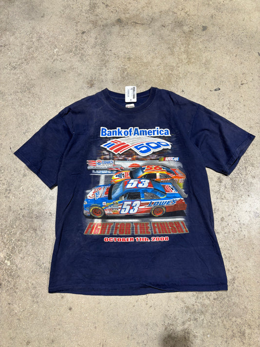 2008 Bank Of America 500 Tee - Navy Size XL