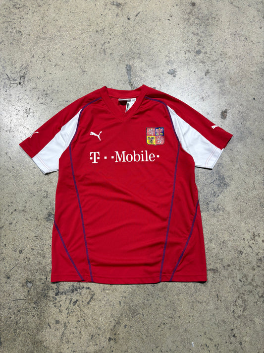 2004 Puma Czech Republic Jersey - Red Size XL