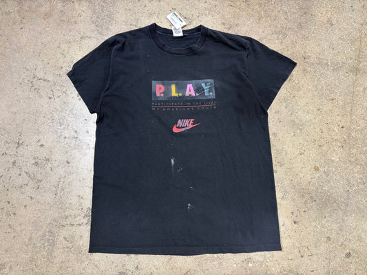 90s Nike P.L.A.Y. Tee - Black Size XXL