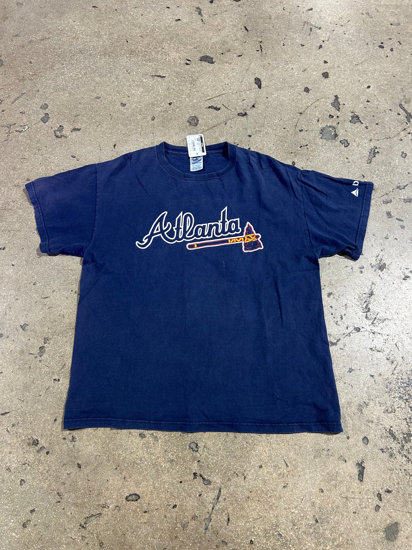 Chipper Jones #10 Atlanta Braves Tee - Navy Size Large