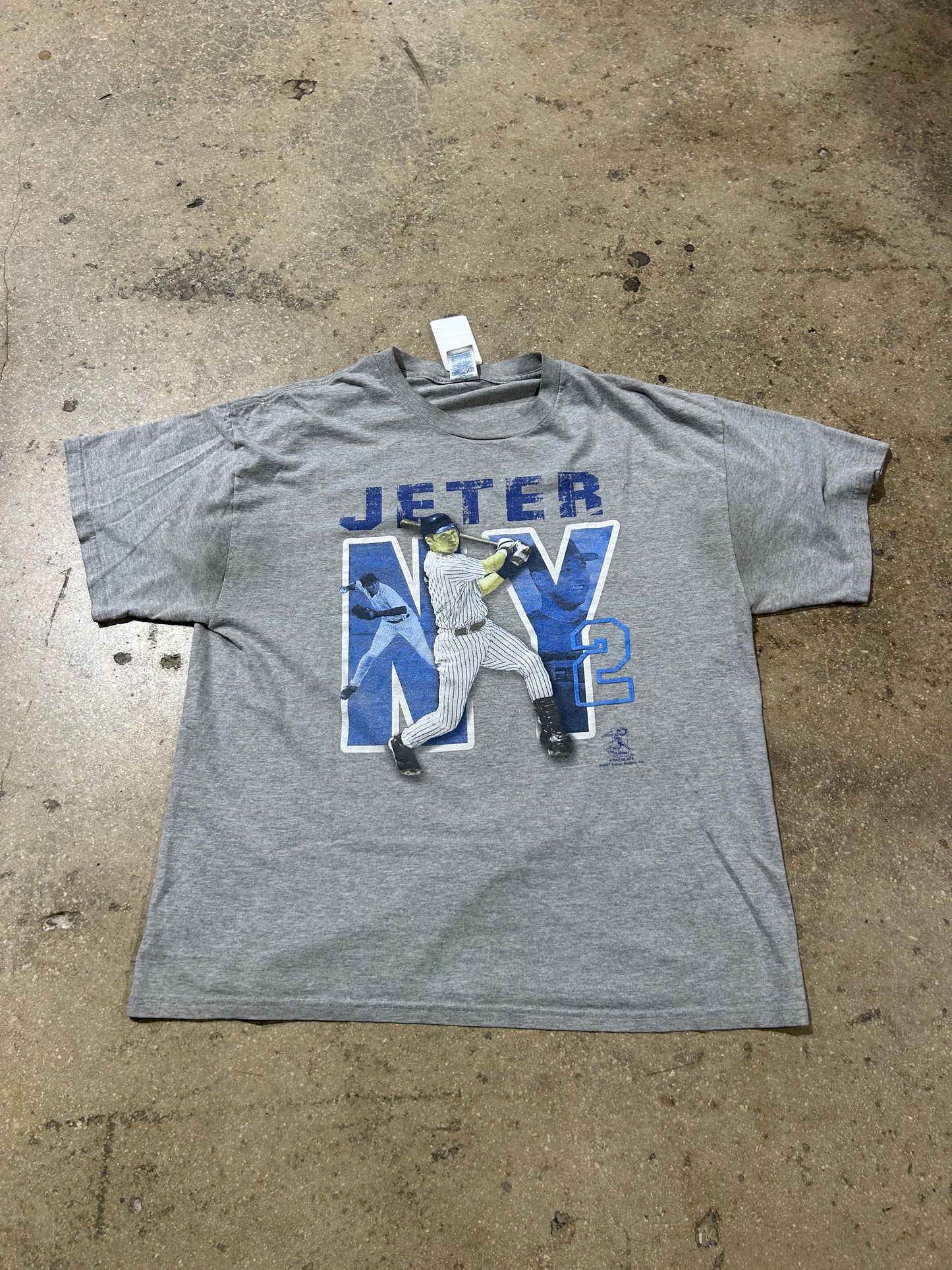 2007 Derek Jeter Tee - Grey Size XL