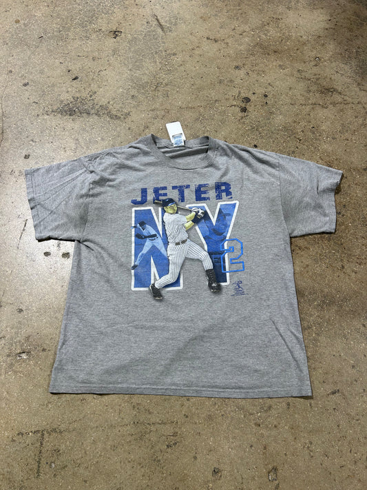 2007 Derek Jeter Tee - Grey Size XL