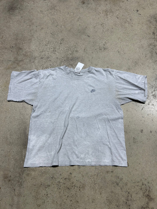 Thrashed Nike Tee - Grey Size Large