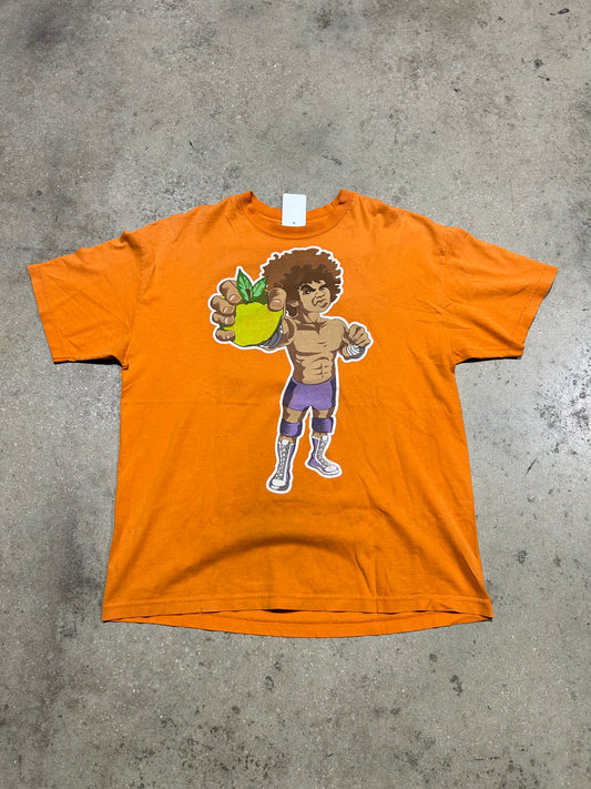 Carlito Eat The Spit Tee - Orange Size XL