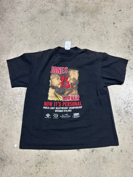2003 Jones Vs Taver Tee - Black Size XL
