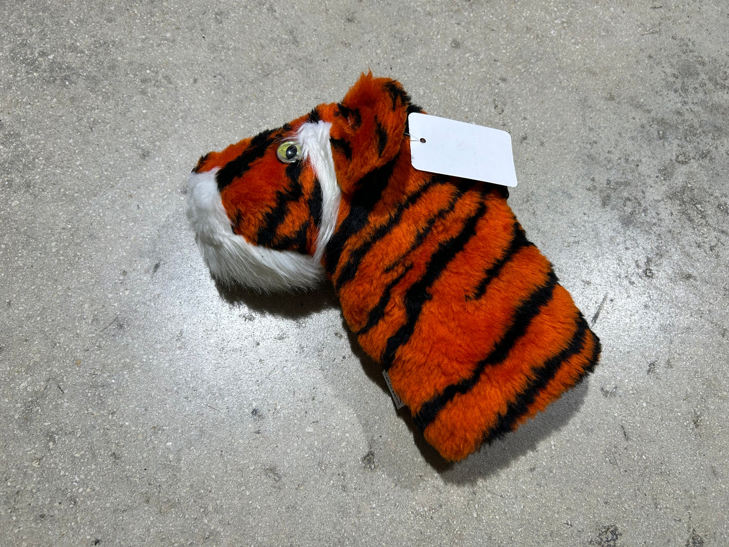Tiger Club Head Cover - Orange/black