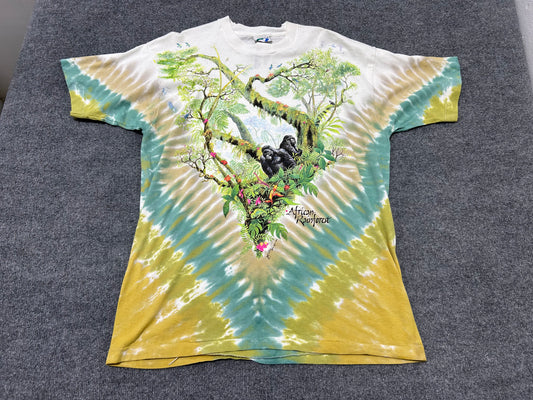 1992 Liquid Blue African Rain Forest Tee Size XL