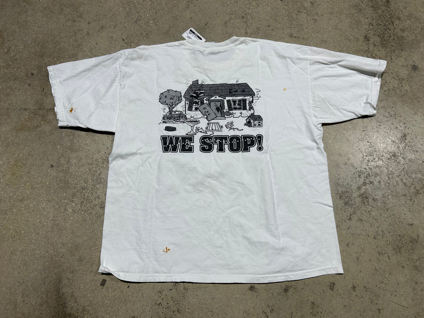Police, We Don't Do Drive Bys - White Size XXL