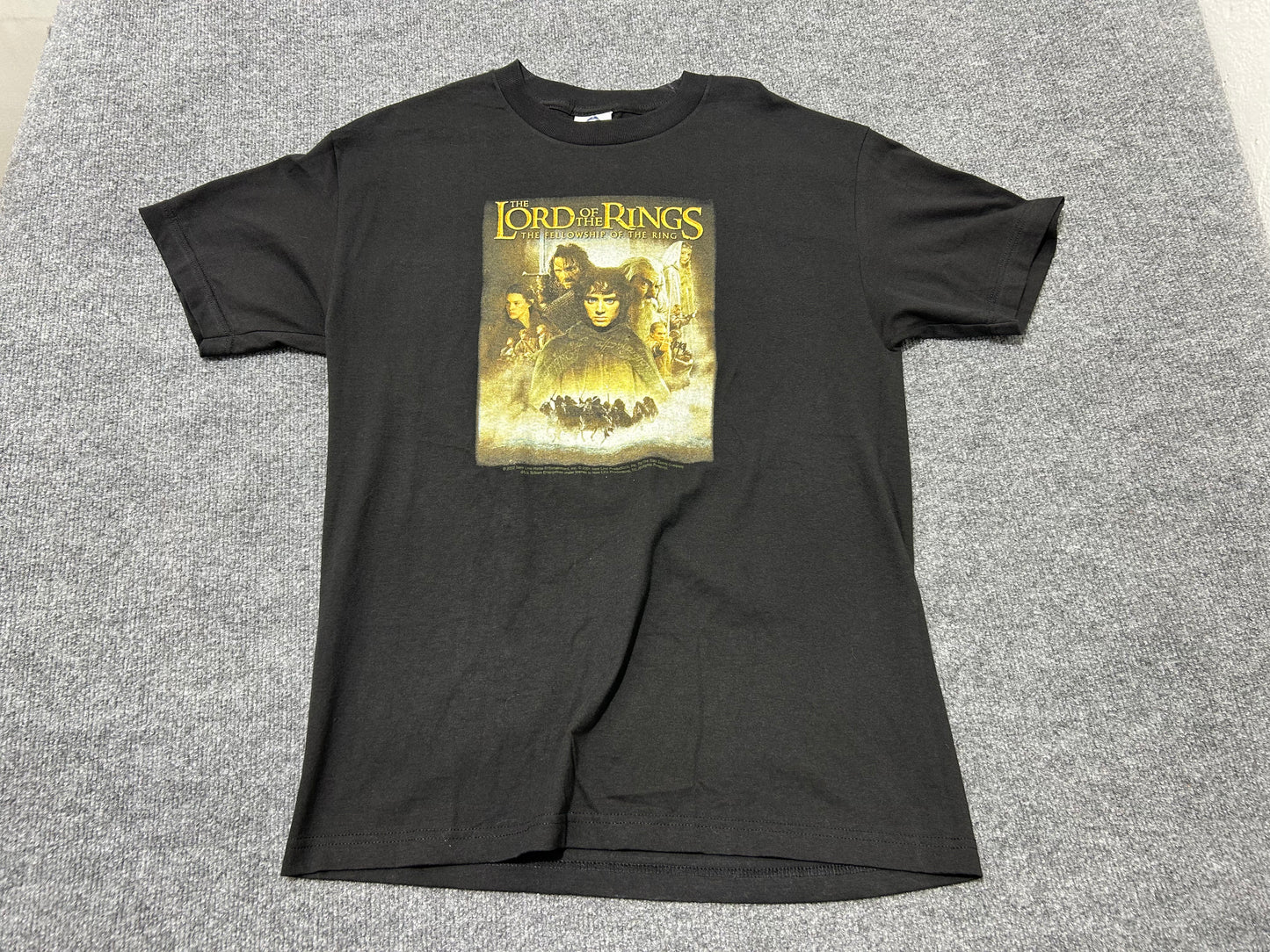 2002 The Lord Of The Rings Hollywood Video Tee - Black Large