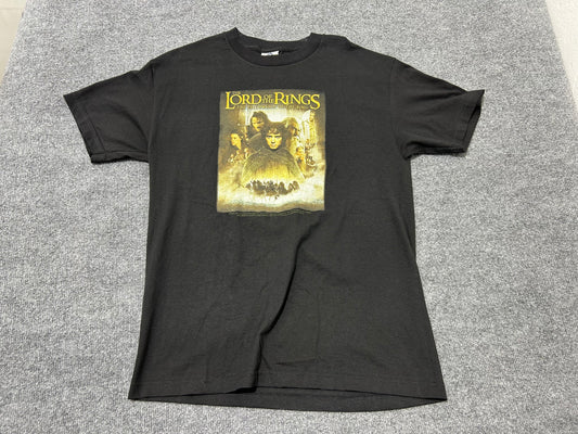 2002 The Lord Of The Rings Hollywood Video Tee - Black Large