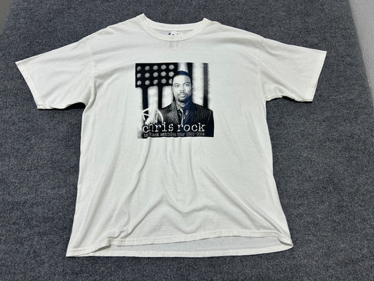 2003 Chris Rock The Black Ambition Tour Tee - White Size XL