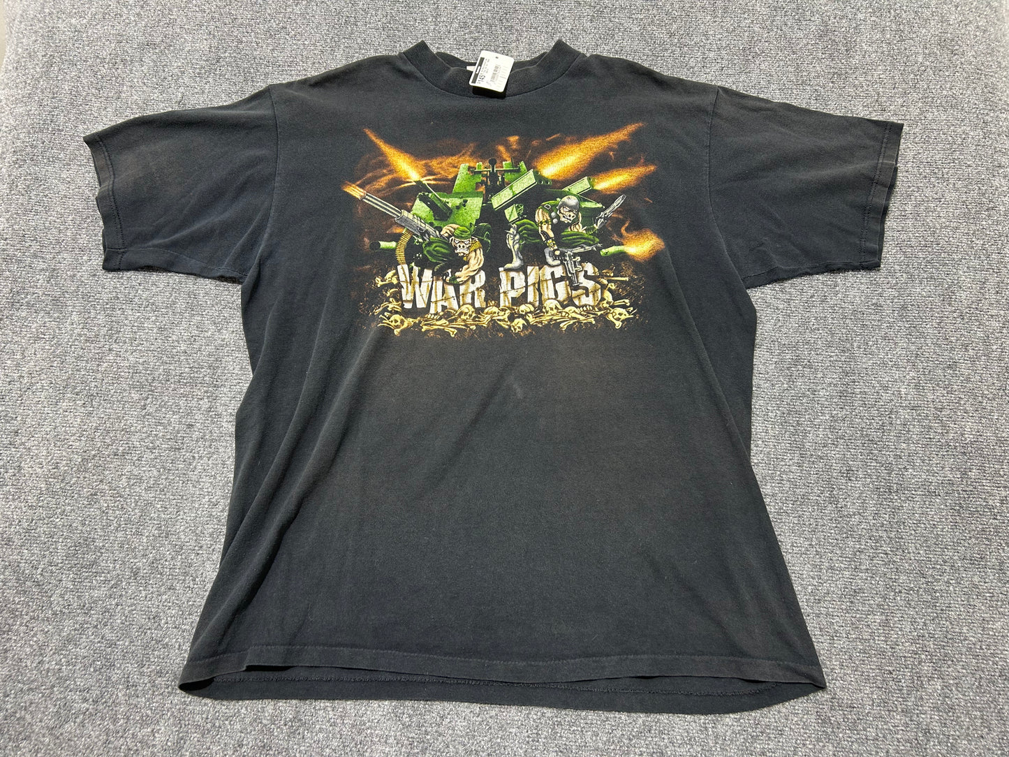 90s Black Sabbath War Pigs Tour Tee - Black Size XL