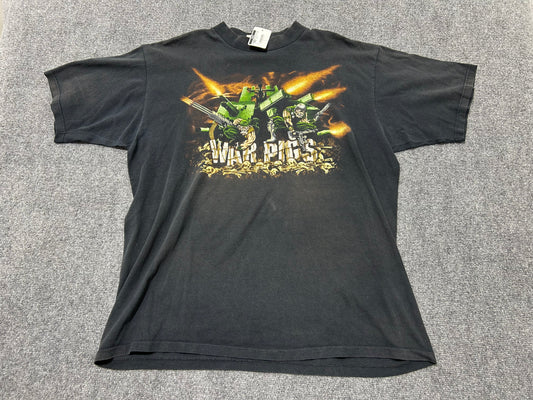 90s Black Sabbath War Pigs Tour Tee - Black Size XL
