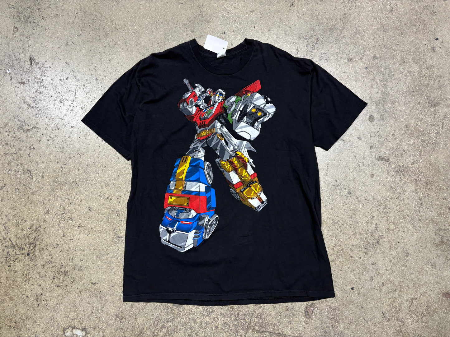 Big Voltron Tee - Black Size XL (24 x 31.5)
