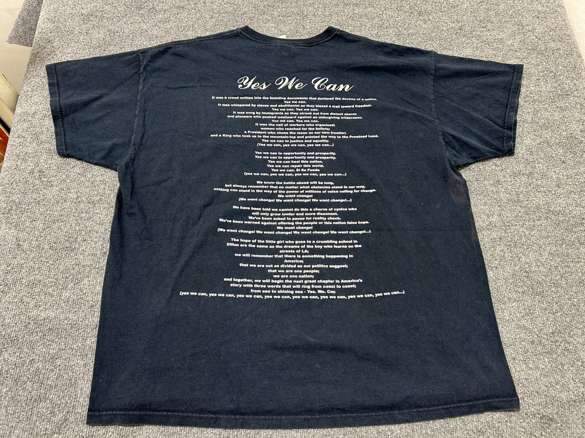 The Dream We Can Believe In Obama MLK Tee - Black Size XXXL