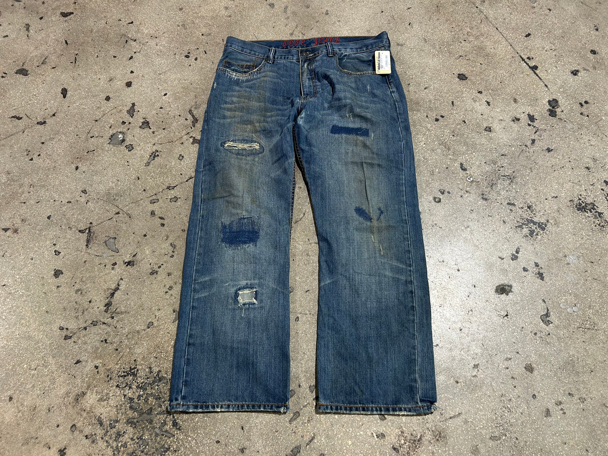 Distressed Pepe Jeans - Navy Size 40