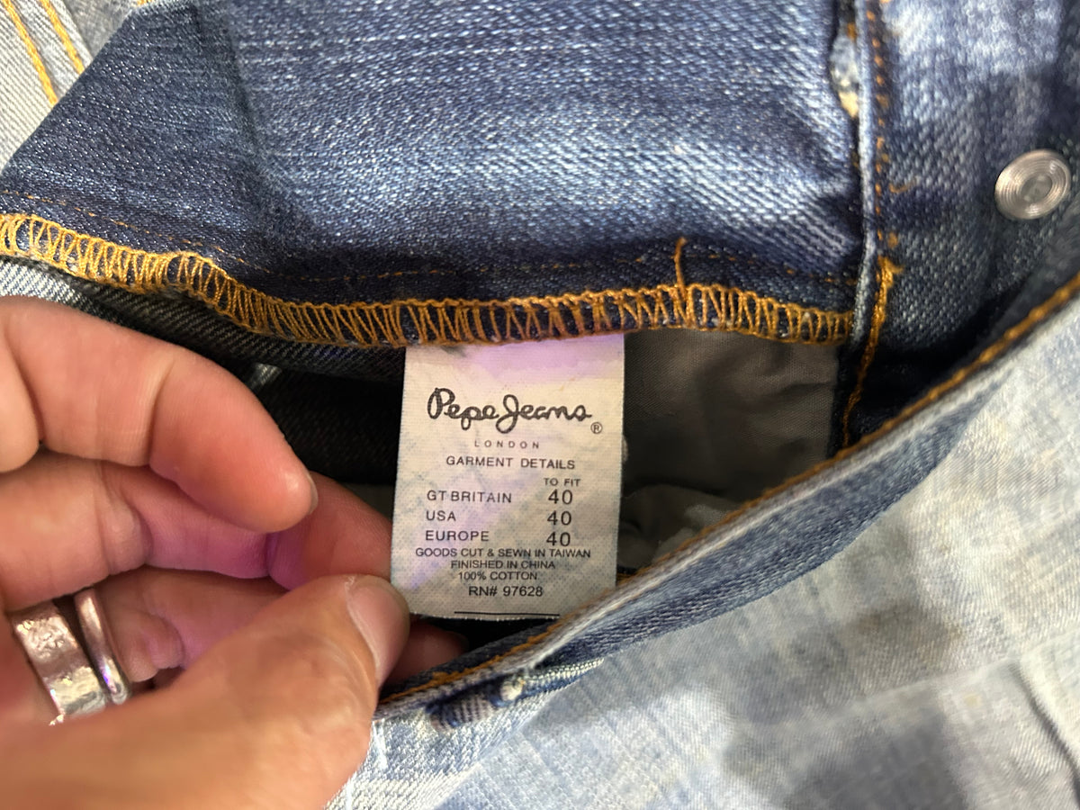 Distressed Pepe Jeans - Navy Size 40