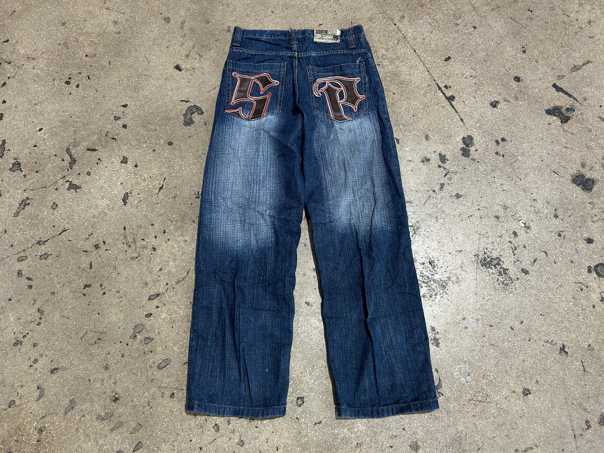 SouthPole Pocket Hit Jeans - Navy Size 16