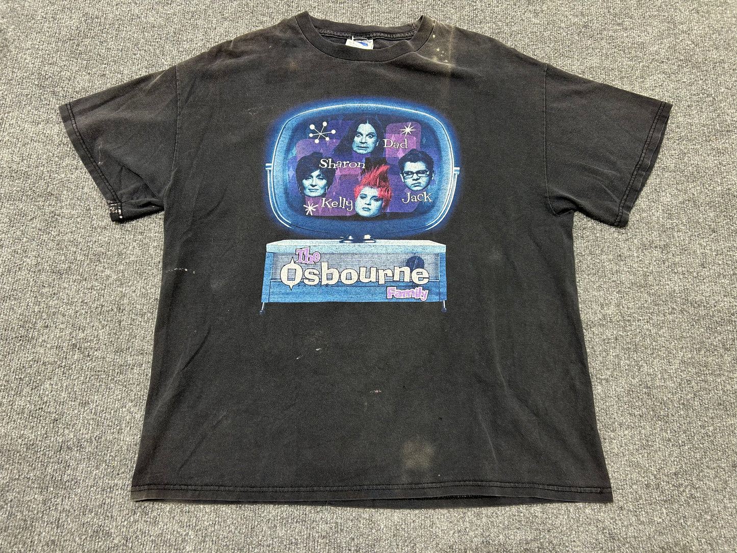 The Osbourne Family Tee - Black Size XL